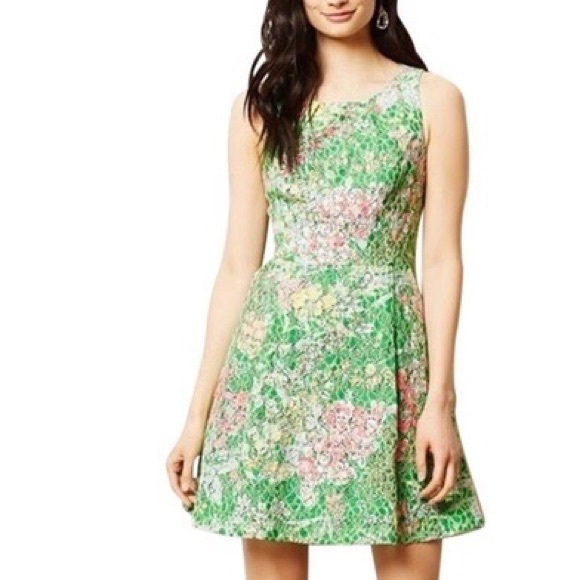 Anthropologie Dresses & Skirts - Anthro Maeve Verbena Lace Dress Floral Sequins